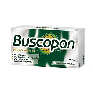 BUSCOPAN 10 mg 10 tabliet vyobraziť