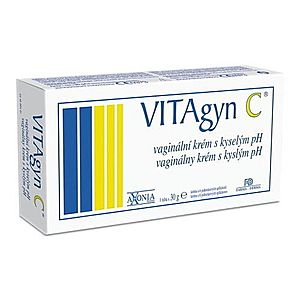 VITAGYN C krém pošvový s kyslým pH 30 g vyobraziť