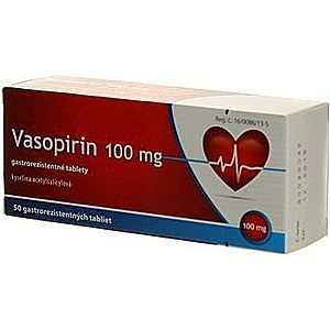 VASOPIRIN 100 mg 50 tabliet vyobraziť