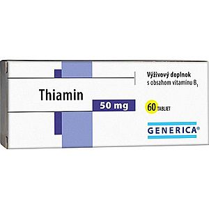 GENERICA Thiamin 50 mg 60 tabliet vyobraziť