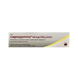 CAPSAGAMMA 53 mg/100 g krém 40 g vyobraziť