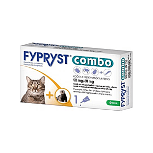 FYPRYST Combo 50 mg/60 mg mačky a fretky 0, 5 ml vyobraziť