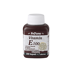 MEDPHARMA Vitamín E 100 mg 100 + 7 tabliet ZADARMO vyobraziť