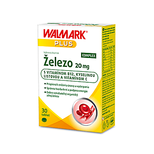 WALMARK Železo complex 20 mg 30 tabliet vyobraziť