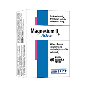 GENERICA Magnesium B6 Active 60 tabliet vyobraziť