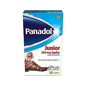 PANADOL Junior čapíky 250 mg od 15kg+ 10 ks vyobraziť