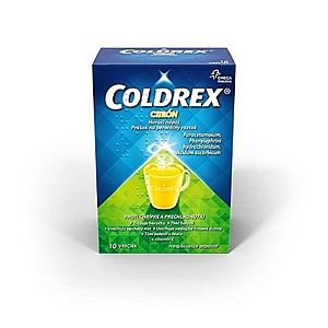 COLDREX Horúci nápoj citrón 10 vrecúšok vyobraziť