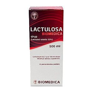 BIOMEDICA Lactulosa sirup 50% 500 ml vyobraziť