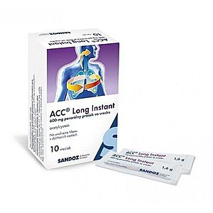 ACC Long instant 600 mg 10 vrecúšok vyobraziť