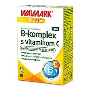 WALMARK B-komplex PLUS s vitamínom C 30 cmúľacích tabliet vyobraziť