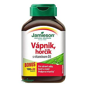 JAMIESON Vápnik, horčík s vitamínom D3 120 tabliet vyobraziť