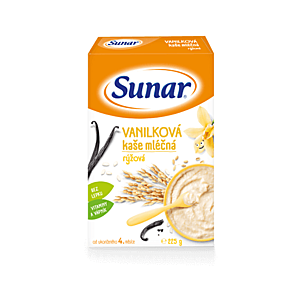 SUNAR Vanilková kaša mliečna ryžová 225 g vyobraziť