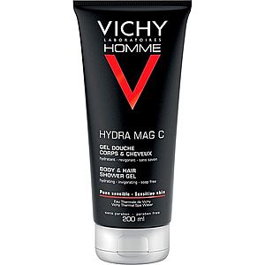 Vichy Homme Hydra-Mag C sprchový gél na telo a vlasy 200 ml vyobraziť