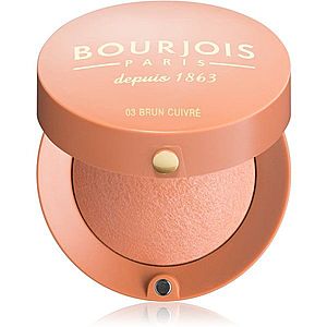 Bourjois Little Round Pot Blush lícenka odtieň 03 Brun Cuivre 2, 5 g vyobraziť