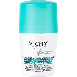 Vichy Deodorant 48h antiperspirant roll-on proti bielym a žltým škvrnám 50 ml vyobraziť
