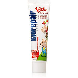 Biorepair Kids 0-6 zubná pasta pre deti na obnovenie zubnej skloviny Strawberry 50 ml vyobraziť