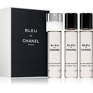 Chanel Bleu de Chanel toaletná voda náplň pre mužov 3 x 20 ml vyobraziť