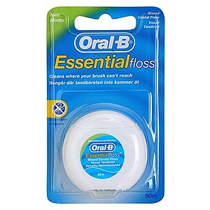 Oral B Essential Floss voskovaná dentálna niť s mätovou príchuťou 50 m vyobraziť
