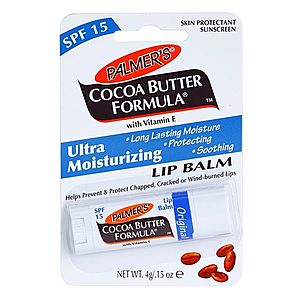 Palmer’s Face & Lip Cocoa Butter Formula hydratačný balzam na pery SPF 15 príchuť Original Cocoa Butter 4 g vyobraziť