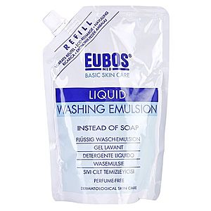 Eubos Basic Skin Care Blue umývacia emulzia bez parfumácie náhradná náplň 400 ml vyobraziť