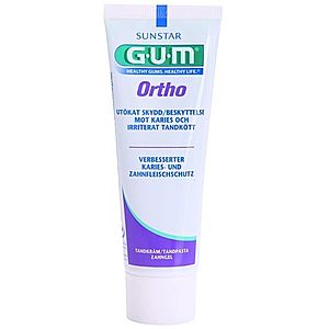 G.U.M Ortho zubná pasta pre používateľov fixného strojčeka 75 ml vyobraziť