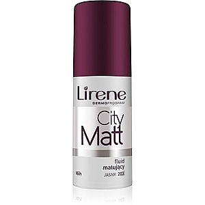 Lirene City Matt zmatňujúci fluidný make-up s vyhladzujúcim efektom odtieň 203 Light 30 ml vyobraziť