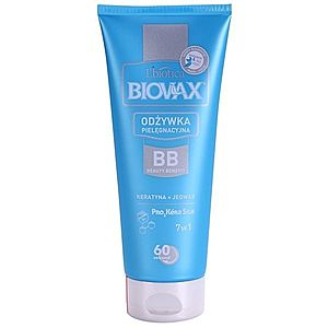 L’biotica Biovax Keratin & Silk kondicionér s keratínom pre jednoduché rozčesávanie vlasov 200 ml vyobraziť
