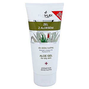 FlosLek Pharma Dry Skin Aloe Vera regeneračný gél na tvár a dekolt 200 ml vyobraziť