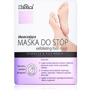 L’biotica Masks exfoliačné ponožky pre zjemnenie a hydratáciu pokožky nôh ks vyobraziť