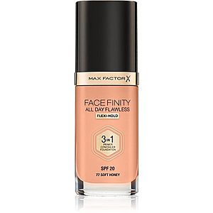 Max Factor Facefinity All Day Flawless dlhotrvajúci make-up SPF 20 odtieň 77 Soft Honey 30 ml vyobraziť