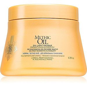 L’Oréal Professionnel Mythic Oil ľahká olejová maska pre normálne až jemné vlasy bez parabénov a silikónov 200 ml vyobraziť