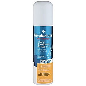Ideepharm Nivelazione Expert aktívny deodorant na chodidlá 5 v 1 v spreji 150 ml vyobraziť