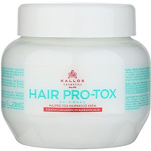 Kallos Hair Pro-Tox maska pre slabé a poškodené vlasy s kokosovým olejom, kyselinou hyalurónovou a kolagénom 275 ml vyobraziť