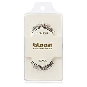 Bloom Natural nalepovacie mihalnice z prírodných vlasov No. 747XS (Black) 1 cm vyobraziť