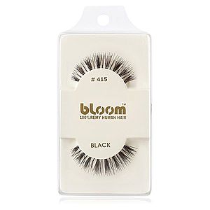 Bloom Natural nalepovacie mihalnice z prírodných vlasov No. 415 (Black) 1 cm vyobraziť