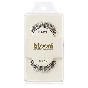 Bloom Natural nalepovacie mihalnice z prírodných vlasov No. 747S (Black) 1 cm vyobraziť