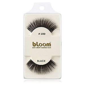 Bloom Natural nalepovacie mihalnice z prírodných vlasov No. 100 (Black) 1 cm vyobraziť