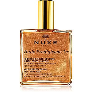 Nuxe Huile Prodigieuse Or multifunkčný suchý olej s trblietkami na tvár, telo a vlasy 100 ml vyobraziť