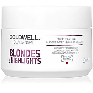 Goldwell Dualsenses Blondes & Highlights regeneračná maska neutralizujúci žlté tóny 200 ml vyobraziť