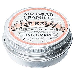 Mr Bear Family Pink Grape balzam na pery pre mužov 15 ml vyobraziť