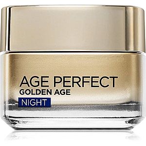 L’Oréal Paris Age Perfect Golden Age nočný protivráskový krém pre zrelú pleť 60+ 50 ml vyobraziť