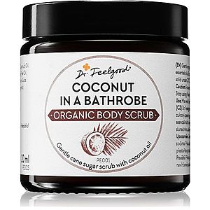 Dr. Feelgood Organic Coconut in a Bathrobe cukrový peeling s kokosovým olejom 120 ml vyobraziť