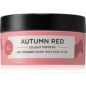 Maria Nila Colour Refresh Autumn Red jemná vyživujúca maska bez permanentných farebných pigmentov výdrž 4 – 10 umytí 6.60 100 ml vyobraziť