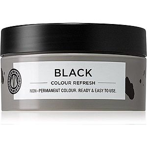 Maria Nila Colour Refresh Black jemná vyživujúca maska bez permanentných farebných pigmentov výdrž 4 – 10 umytí 2.00 100 ml vyobraziť