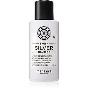 Maria Nila Sheer Silver šampón neutralizujúci žlté tóny 100 ml vyobraziť