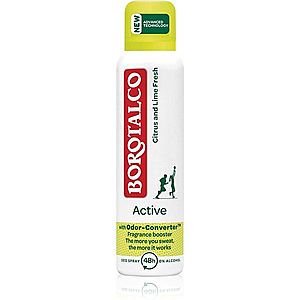 Borotalco Active Citrus & Lime dezodorant v spreji 48h 150 ml vyobraziť