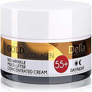 Delia Cosmetics Gold & Collagen 55+ protivráskový krém s liftingovým efektom 50 ml vyobraziť