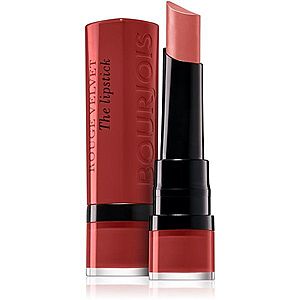 Bourjois Rouge Velvet The Lipstick matný rúž odtieň 12 Brunette 2, 4 g vyobraziť
