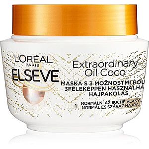 L’Oréal Paris Elseve Extraordinary Oil Coconut vyživujúca maska pre normálne až suché vlasy s kokosovým olejom 300 ml vyobraziť