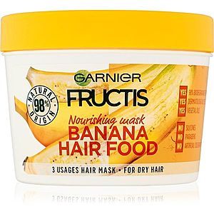 Garnier Fructis Banana Hair Food vyživujúca maska pre suché vlasy 390 ml vyobraziť